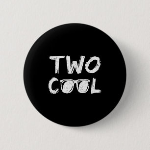 Zwei coole 2. Geburtstagsgeschenke 2-jähriger Jung Button