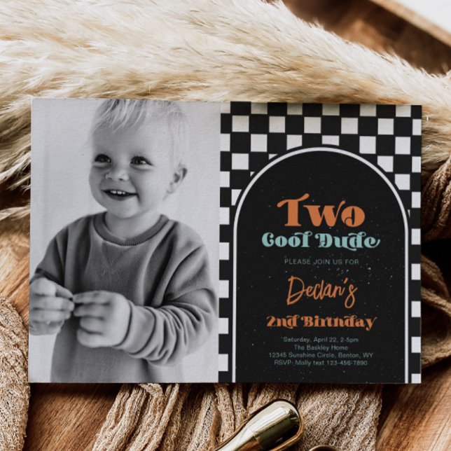 Zwei Coole Foto-Einladung Einladung (Von Creator hochgeladen)