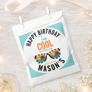 Zwei Coole Junge 2. Geburtstag Party Geschenktütchen