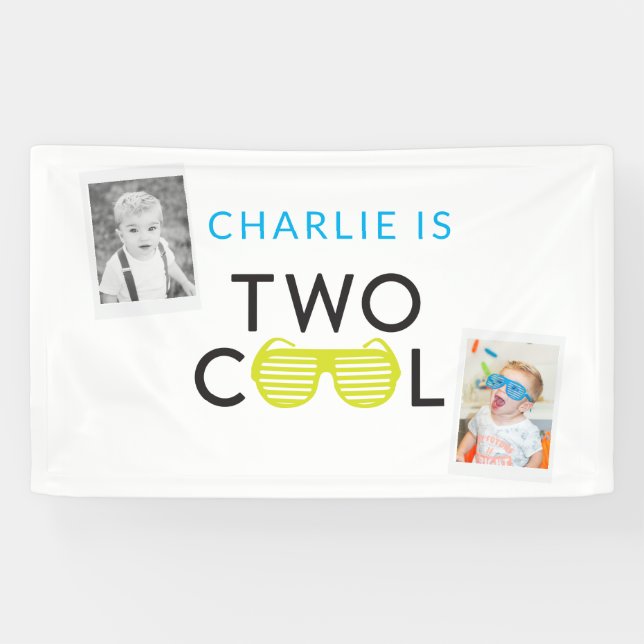 Zwei Coole Party-Banner-Hintergrund Banner (Horizontal)
