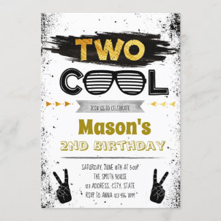 Zwei coole Party Einladungen