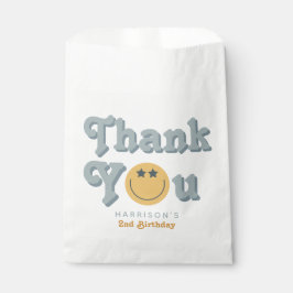 Zwei Coole Typ Boys 2. Geburtstag Party Vielen Dan Geschenktütchen