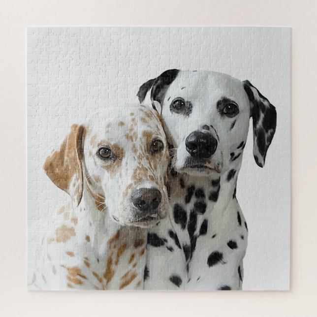 Zwei Dalmatinenhunde Puzzle (Vertikal)