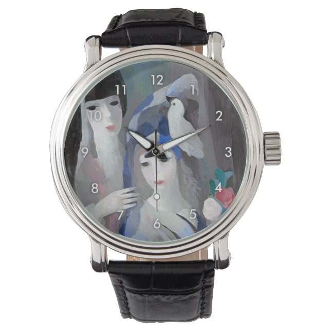 Zwei Dame und Dove, Marie Laurencin Armbanduhr (Vorderseite)