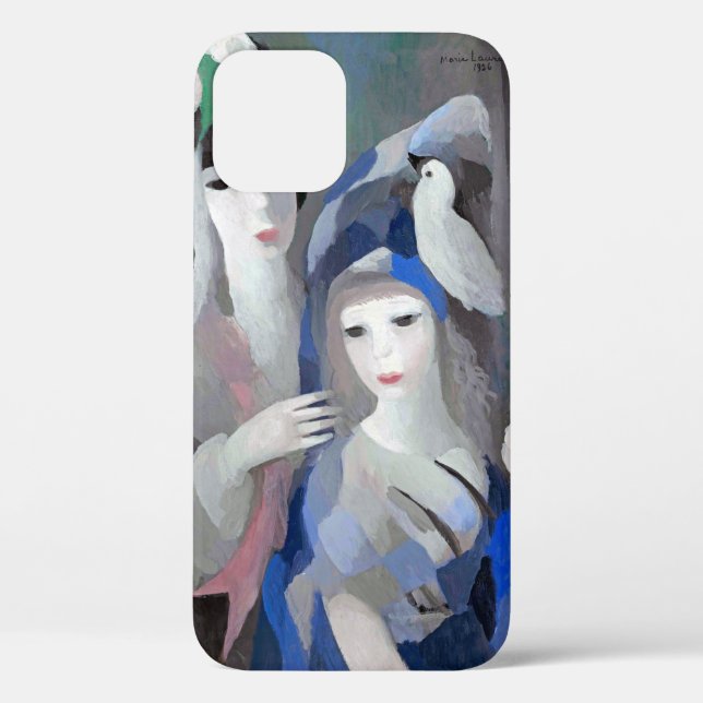 Zwei Dame und Dove, Marie Laurencin Case-Mate iPhone Hülle (Rückseite)