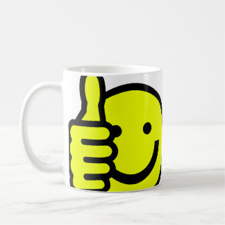 Zwei Daumen Up Tasse
