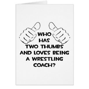 Zwei Daumen .. Wrestling Coach