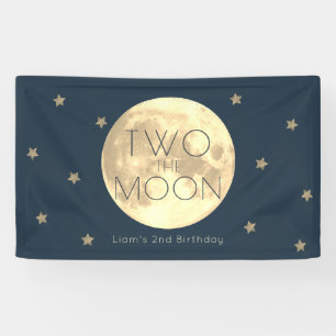Zwei der Blue Boy der Mondnacht 2. Geburtstag Banner