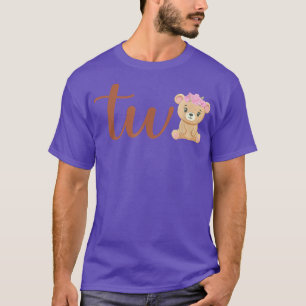 Zwei der GeburtstagsGirl Bären 1. Geburtstag Party T-Shirt