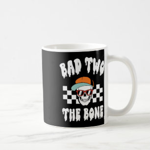 Zwei der Knochen Funny 2. Geburtstag Halloween Ske Kaffeetasse