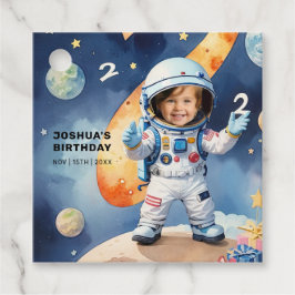 Zwei der Mond 2. Geburtstags-Party Geschenkanhänger