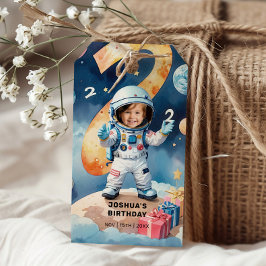 Zwei der Mond 2. Geburtstags-Party Geschenkanhänger