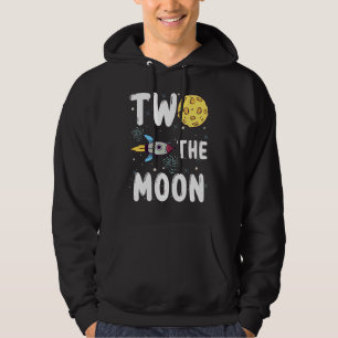 Zwei der Mond Kleinkind 2. Geburtstag für 2 Jahre Hoodie