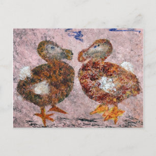 Zwei Dodos Postkarte
