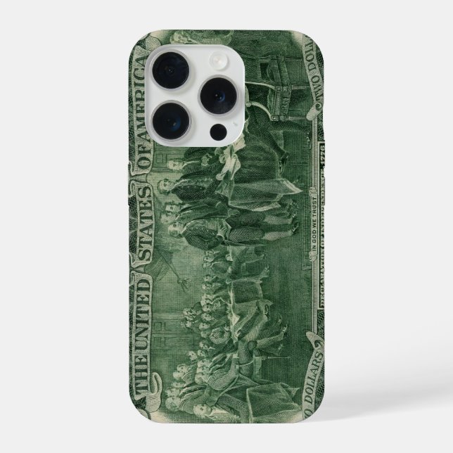 Zwei-Dollar-Note der USA iPhone Hülle (Rückseite)