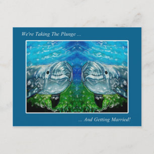 Zwei Dolpings: Wir machen gerade den Sprung: Hochz Save The Date