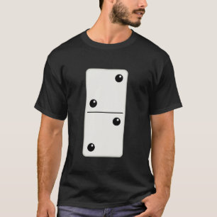Zwei Domino Funny Halloween Kostümgruppe Match T-Shirt