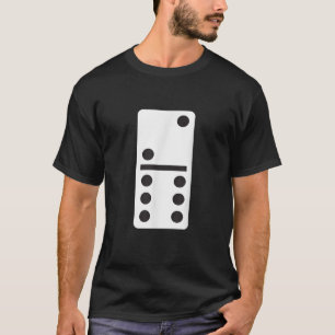 Zwei Dominospiele Halloween Costume Domino Spiel T-Shirt