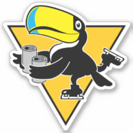 Zwei Dosen Hauptlogo, kundenspezifisch geschnitten Aufkleber