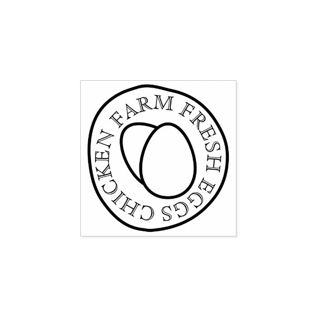 Zwei Double-Ei-Paar | Süßes Lebensmittel-Thema Gummistempel (Prägung)