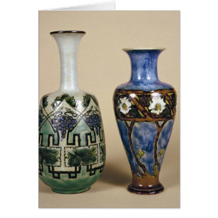 Zwei Doulton Vasen durch Eliza Simmance, c.1880