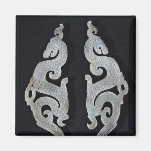 Zwei Drachen, c.475-221 BC Magnet