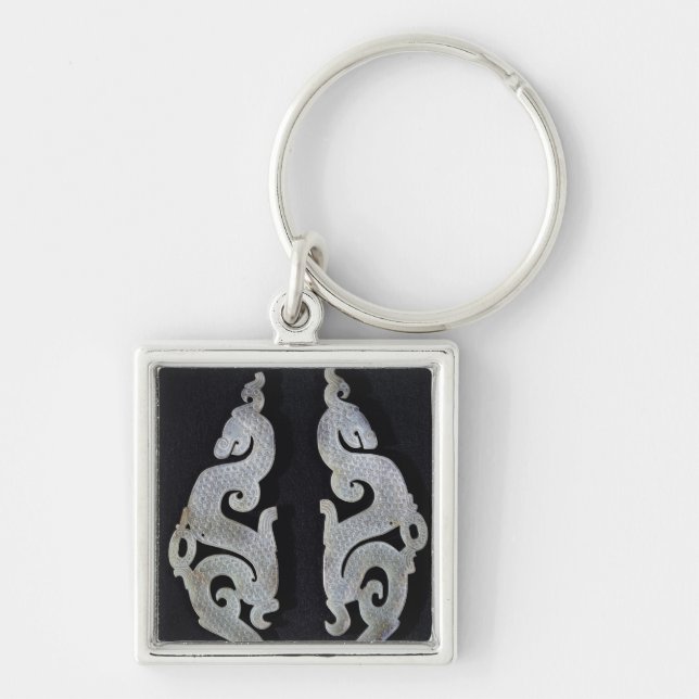 Zwei Drachen, c.475-221 BC Schlüsselanhänger (Vorne)