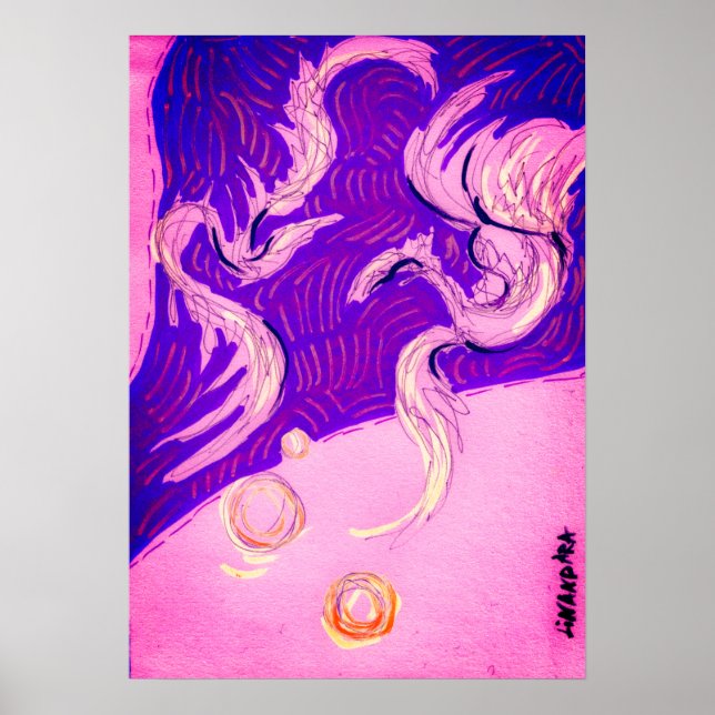 Zwei Drachen, drei Sonnen Poster (Vorne)