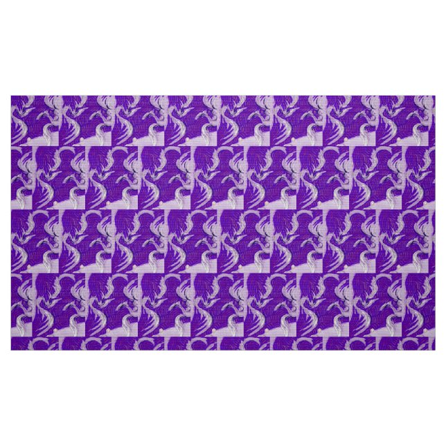 Zwei Drachen, drei Sonnen Stoff (Fat Quarter (45,7 x 55,9 cm))