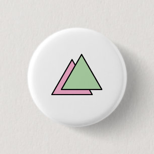 Zwei Dreieck-Kette Button