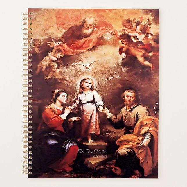 Zwei Dreifaltigkeiten mit Familiengebet Planer (Vorderseite)