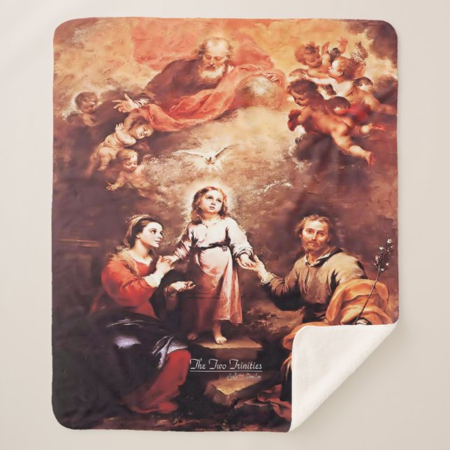 Zwei Dreifaltigkeiten Sherpadecke (Vorderseite)