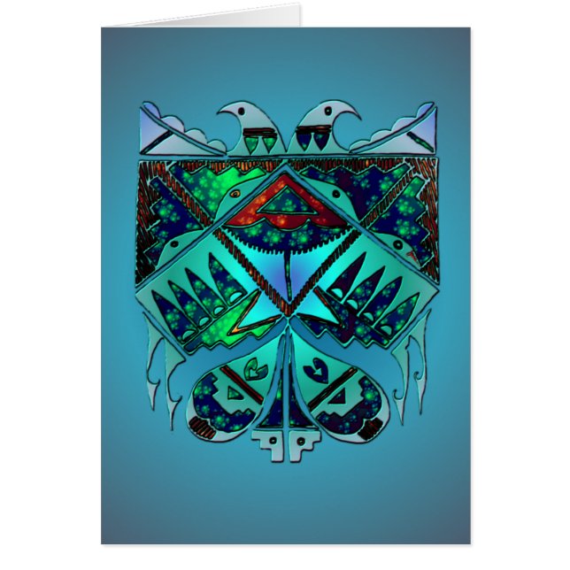 Zwei Eagles leere Karte (Vorne)