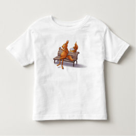 Zwei Eichhörnchen Kleinkind T-shirt