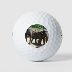 Zwei Elefanten Golfball