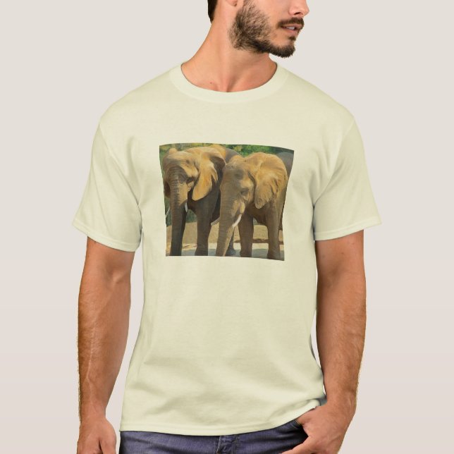Zwei Elefanten T-Shirt (Vorderseite)