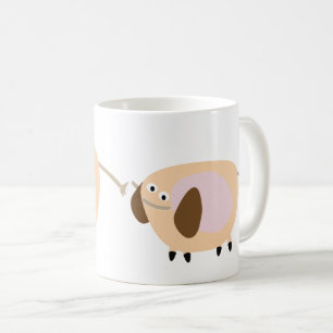 zwei Elefanten-Tasse Kaffeetasse