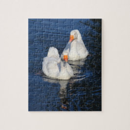 Zwei Emden Gänse II Puzzle