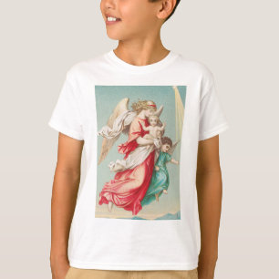 Zwei Engel tragen ein kleines Kind T-Shirt