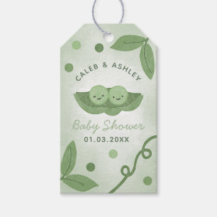 Zwei Erbsen in einem Pod Twin Boy Baby Dusche Gefa Geschenkanhänger