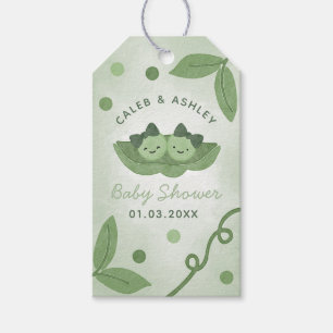 Zwei Erbsen in einem Pod Twin Girl Baby Dusche Gef Geschenkanhänger