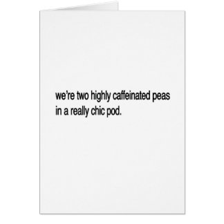 Zwei Erbsen in einer Hülse.