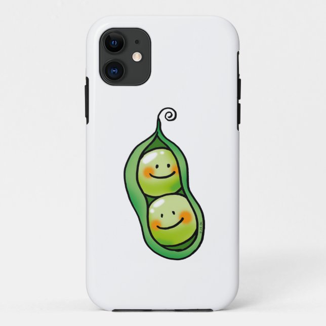 Zwei Erbsen in einer Hülse Case-Mate iPhone Hülle (Rückseite)