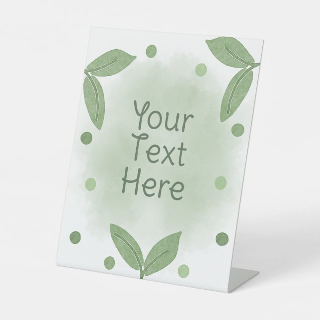 Zwei Erbsen in einer Pod-Zwillingsdusche Sockelschild (Vorderseite)