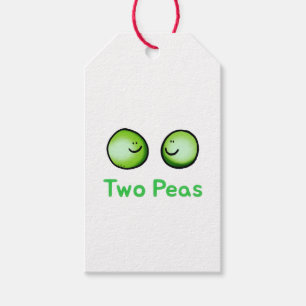 Zwei Erbsen Niedlich Freundschaft Kunst Geschenkanhänger
