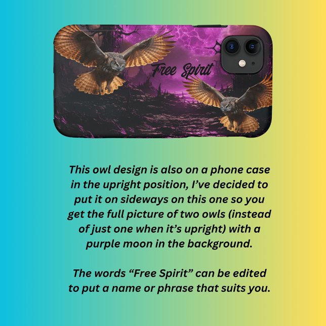 Zwei Eule-Thema Case-Mate iPhone Hülle (Von Creator hochgeladen)