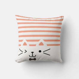 Zwei Faced Kitty Kissen