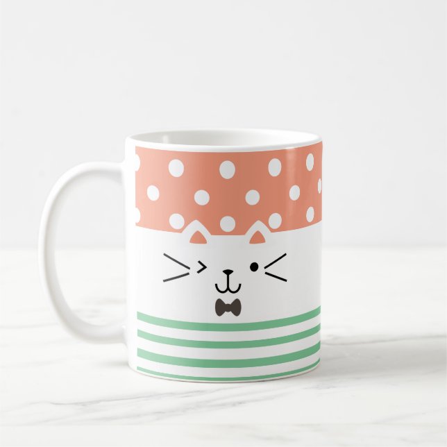 Zwei Faced Kitty Tasse (Links)