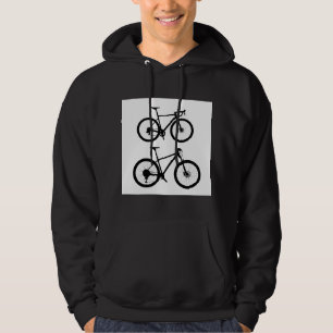 Zwei Fahrräder Hoodie