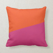 ZWEI FARBEN ORANGE UND ZERISCH| PILLOW